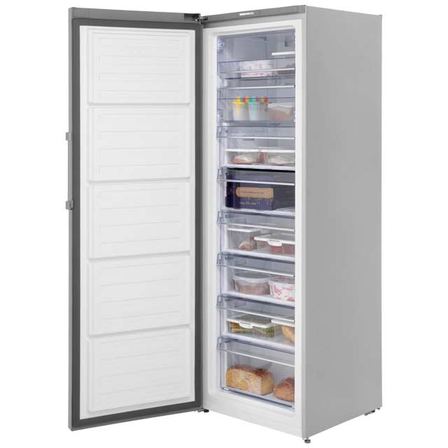 Beko FRFP1685X Upright Freezer Stainless Steel