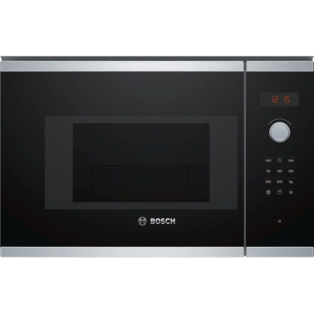 Bosch Serie 4 BEL523MS0B Built In Microwave With Grill - Stainless Steel - BEL523MS0B_SS - 1