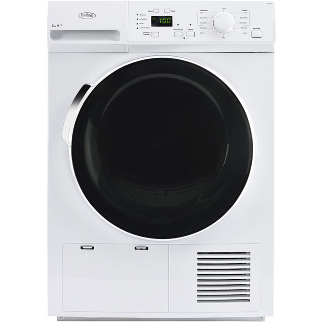 Belling BELFHD800 Free Standing Condenser Tumble Dryer in White