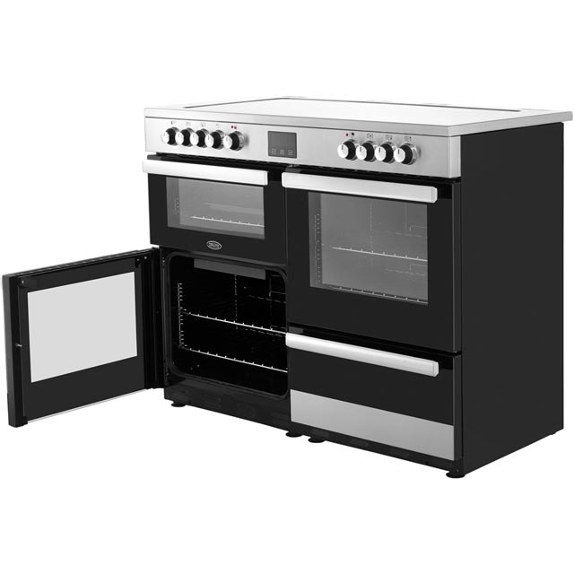 Belling Cookcentre110E 110cm Electric Range Cooker - Stainless Steel - Cookcentre110E_SS - 3