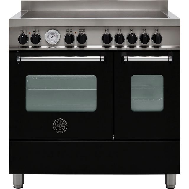 Bertazzoni Master Series MAS90-5I-MFE-D-NEE 90cm Electric Range Cooker with Induction Hob - Matte Black - A+/A Rated