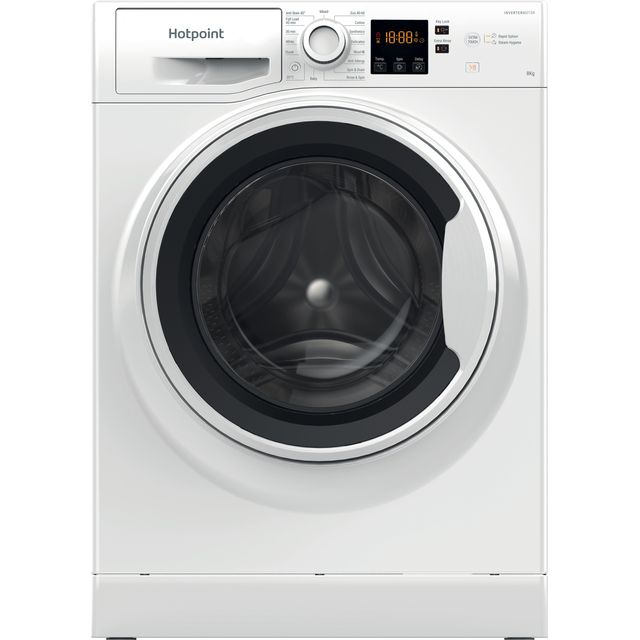 Hotpoint NSWA845CWWUKN 8Kg Washing Machine with 1400 rpm - White - B Rated