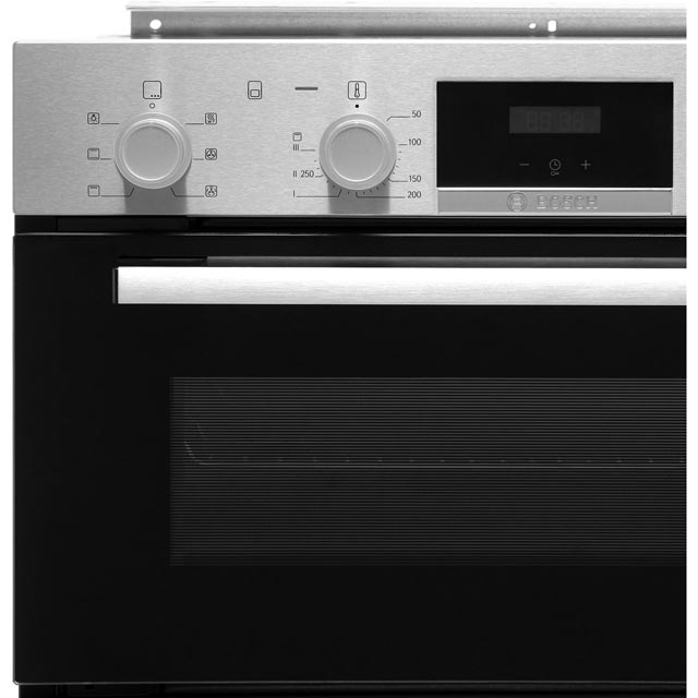 Bosch Serie 2 NBS113BR0B Built Under Double Oven - Stainless Steel - NBS113BR0B_SS - 5