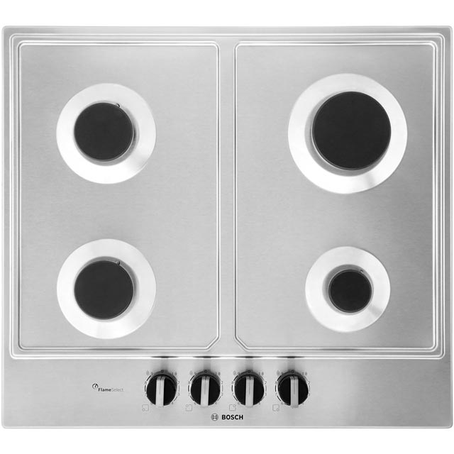 Bosch Serie 6 PCP6A5B90 Built In Gas Hob - Stainless Steel - PCP6A5B90_SS - 5