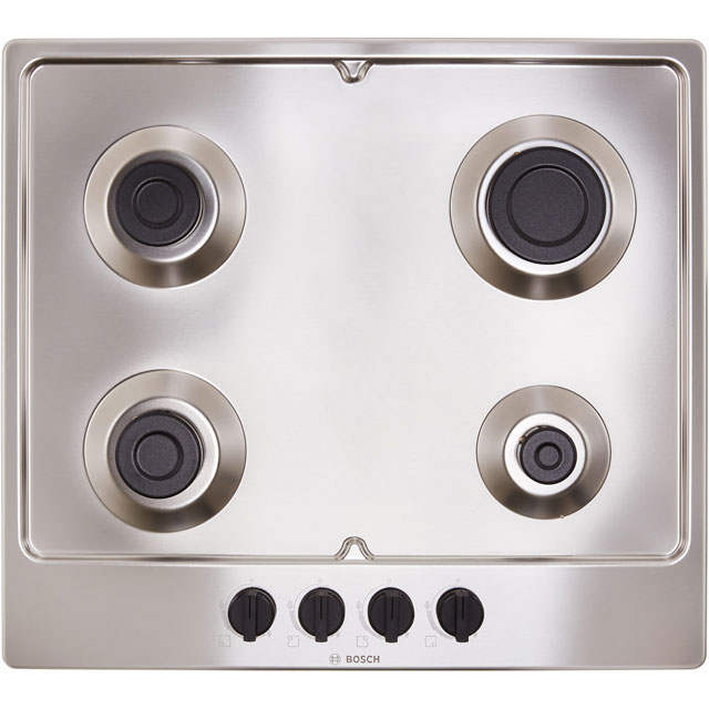 Bosch Serie 4 PGP6B5B60 Built In Gas Hob - Stainless Steel - PGP6B5B60_SS - 3