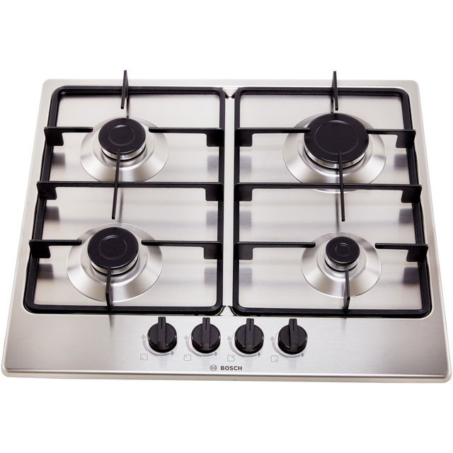 Bosch Serie 4 PGP6B5B60 Built In Gas Hob - Stainless Steel - PGP6B5B60_SS - 5