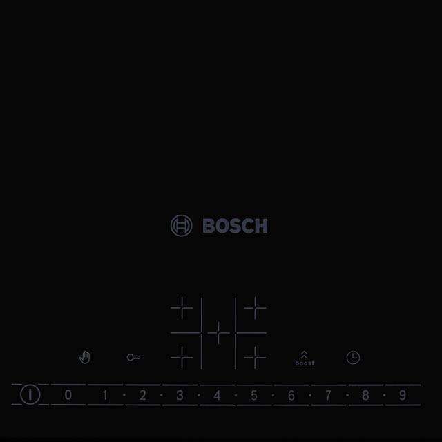 Bosch Serie 6 PIV851FB1E Built In Induction Hob - Black - PIV851FB1E_BK - 3