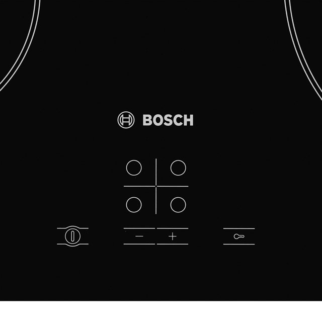 Bosch Serie 4 PKE611D17E Built In Ceramic Hob - Black - PKE611D17E_BK - 2