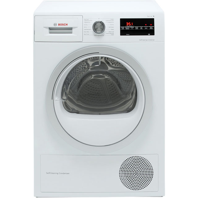Bosch Serie 6 WTW85493GB 8Kg Heat Pump Tumble Dryer - White - A++ Rated