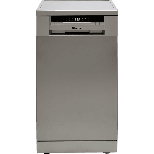 Hisense HS520E40XUK Slimline Dishwasher - Stainless Steel - HS520E40XUK_SS - 1
