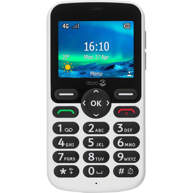 Doro 5860 Mobile Phone in White