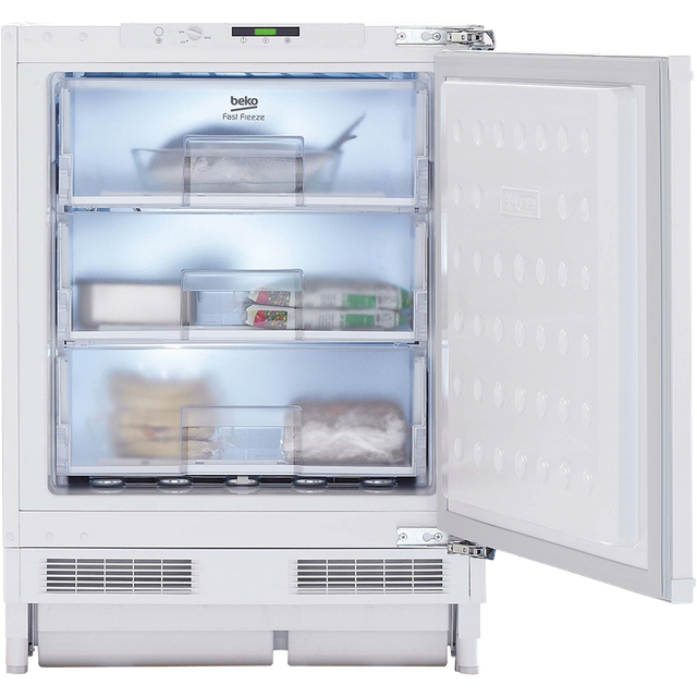 Beko BSFF3682 Integrated Under Counter Freezer - White - BSFF3682_WH - 1