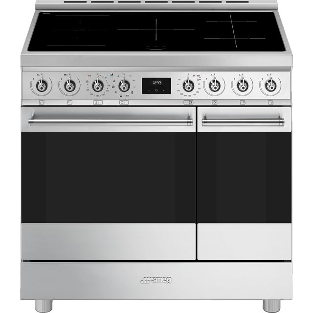 Smeg C92IPX2 Symphony Electric Range Cooker - Stainless Steel - C92IPX2_SS - 1