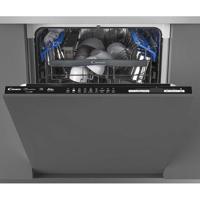 Candy Brava CDIN2D620PB Fully Integrated Standard Dishwasher - Black - CDIN2D620PB_BK - 1