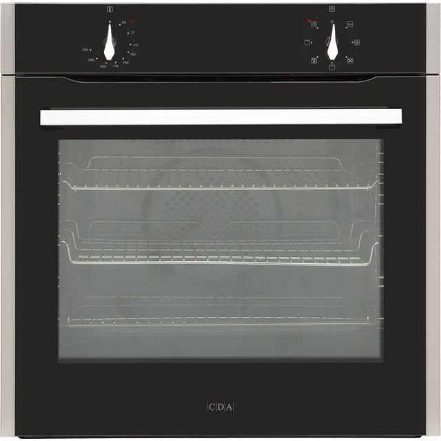 CDA SL100SS Built In Electric Single Oven - Stainless Steel - SL100SS_SS - 1