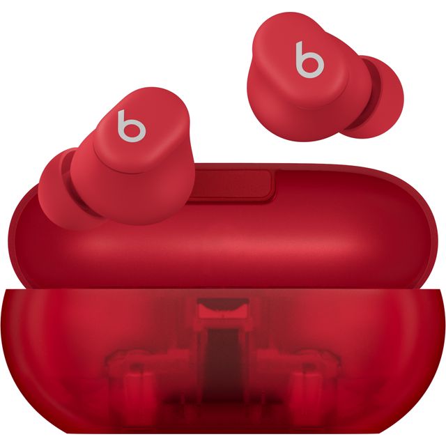 Beats Solo Buds MUW03ZM/A In-Ear Headphones - Transparent Red - MUW03ZM/A - 1