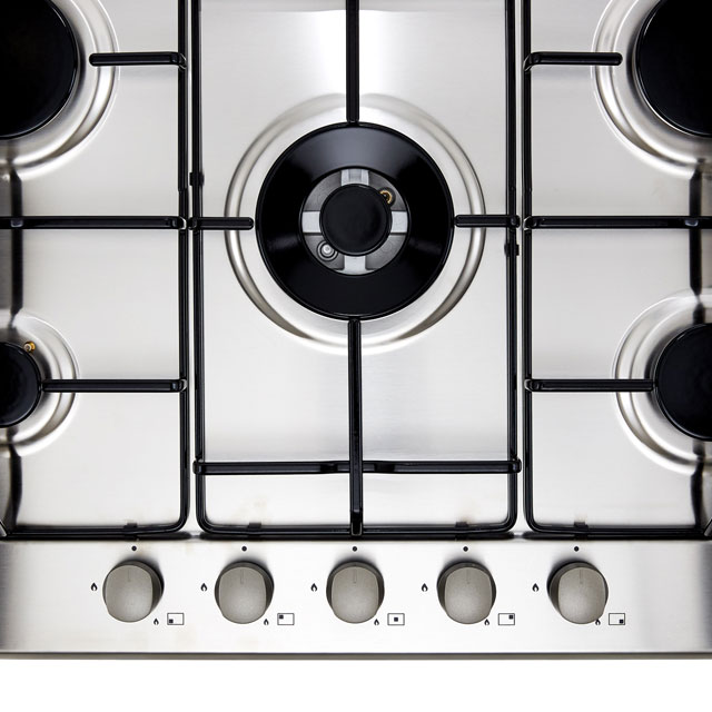 Candy CHW74WX Built In Gas Hob - Stainless Steel - CHW74WX_SS - 5