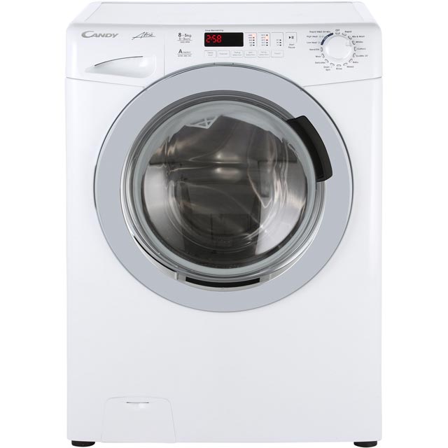 Candy GVW485DC Alise Free Standing 8Kg Washer Dryer White New from AO