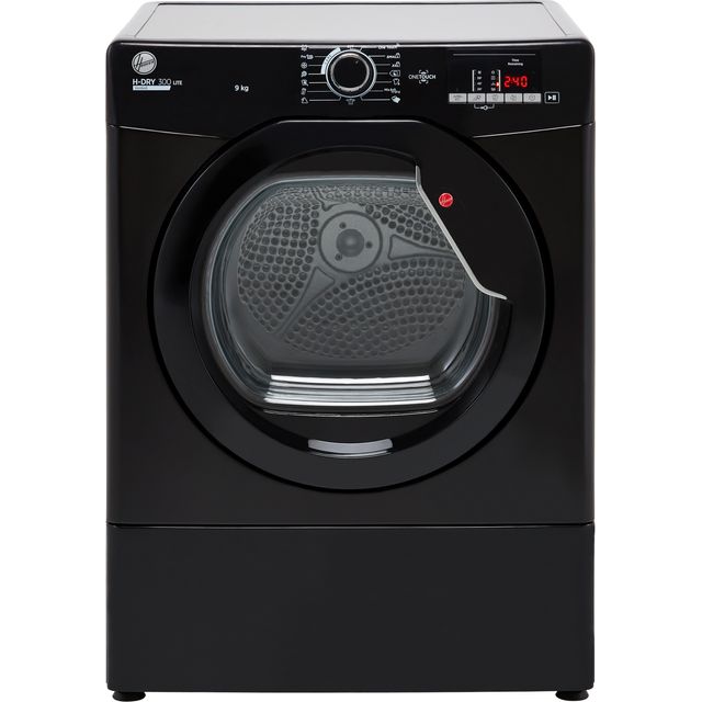 Hoover H-DRY 300 HLEV9DGB 9Kg Vented Tumble Dryer - Black - C Rated 