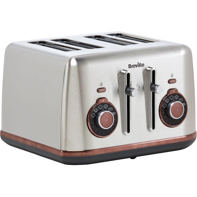 Breville Selecta VTT953 4 Slice Toaster - Brushed Stainless Steel