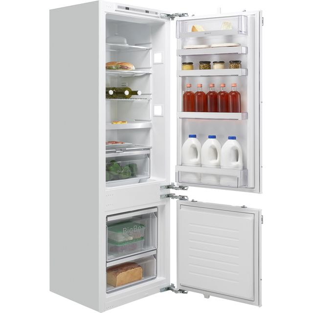 NEFF N70 KI6873FE0G Integrated 70/30 Fridge Freezer with Fixed Door Fixing Kit - White - E Rated - KI6873FE0G_WH - 1