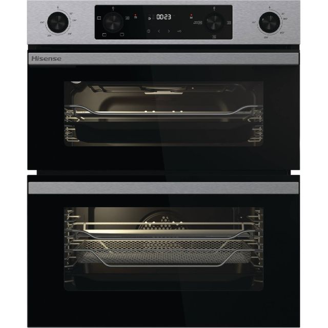 Hisense Hi6 BUD714221CX Built Under Electric Double Oven - Stainless Steel - A/A Rated