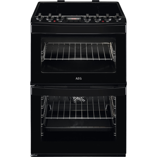 AEG CIB6740ACB 60cm Electric Cooker with Induction Hob - Black - A/A Rated