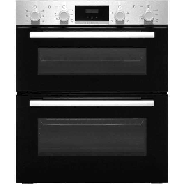 Bosch Serie 2 NBS113BR0B Built Under Double Oven - Stainless Steel - NBS113BR0B_SS - 1