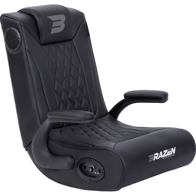 BraZen Emperor X 2.1 Elite Esports DAB Surround Sound Gaming Chair - Black