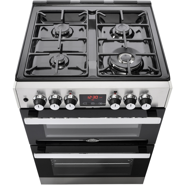 Belling Cookcentre 60DF Dual Fuel Cooker - Stainless Steel - Cookcentre 60DF_SS - 2
