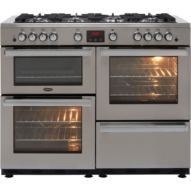 Belling Cookcentre110G Prof 110cm Gas Range Cooker - Stainless Steel - Cookcentre110G Prof_SS - 1