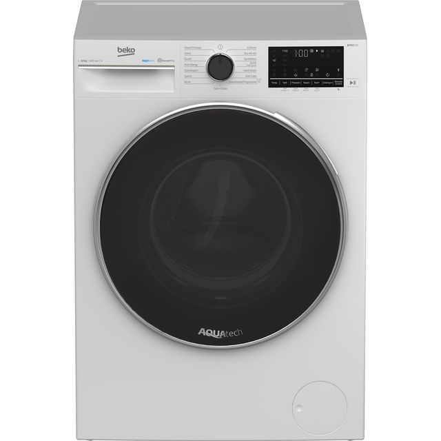 Beko Aquatech® RecycledTub® B5W51041AW 10Kg Washing Machine with 1400 rpm - White - A Rated