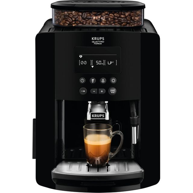 Krups Arabica Digital EA817040 Bean to Cup Coffee Machine - Black 