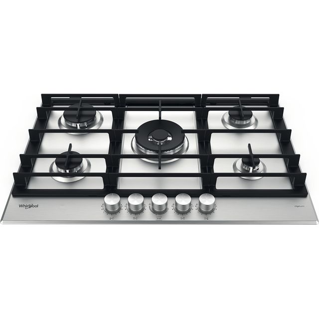 Whirlpool GMWL758/IXL Built In Gas Hob - Stainless Steel - GMWL758/IXL_SS - 1