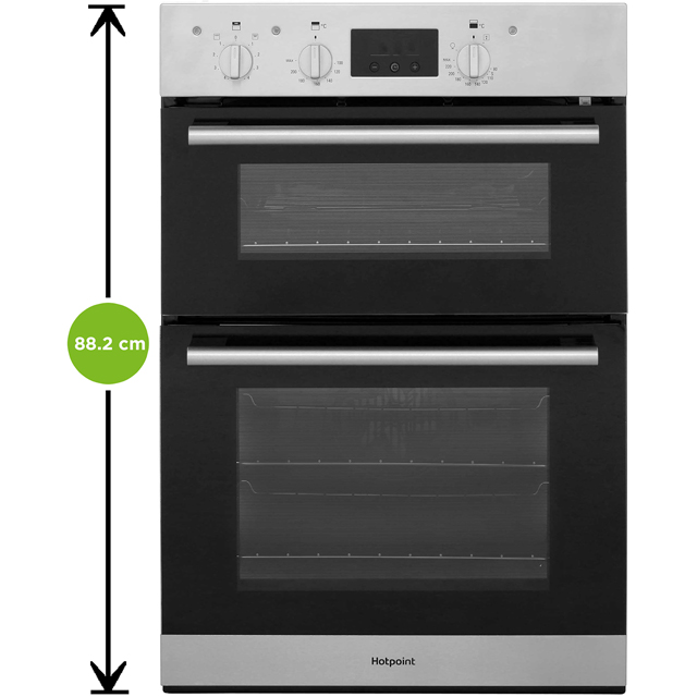 Hotpoint Class 2 DD2540WH Built In Double Oven - White - DD2540WH_WH - 2