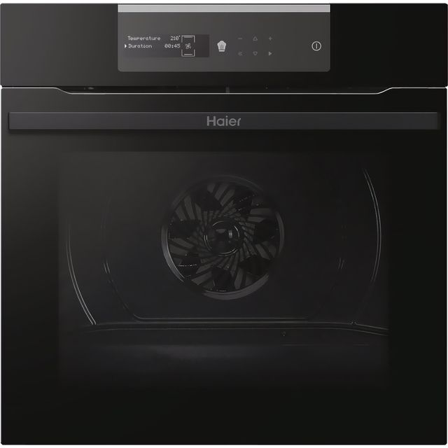 Haier I-Message Series 2 HWO60SM2B3BH Built In Electric Single Oven - Black - HWO60SM2B3BH_BK - 1