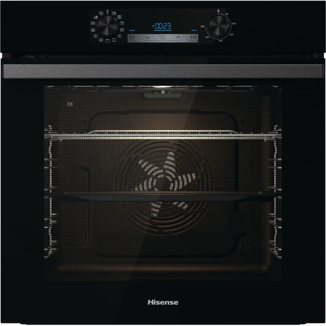 Hisense BI64211PB Built In Electric Single Oven and Pyrolytic Cleaning - Black - A+ Rated
