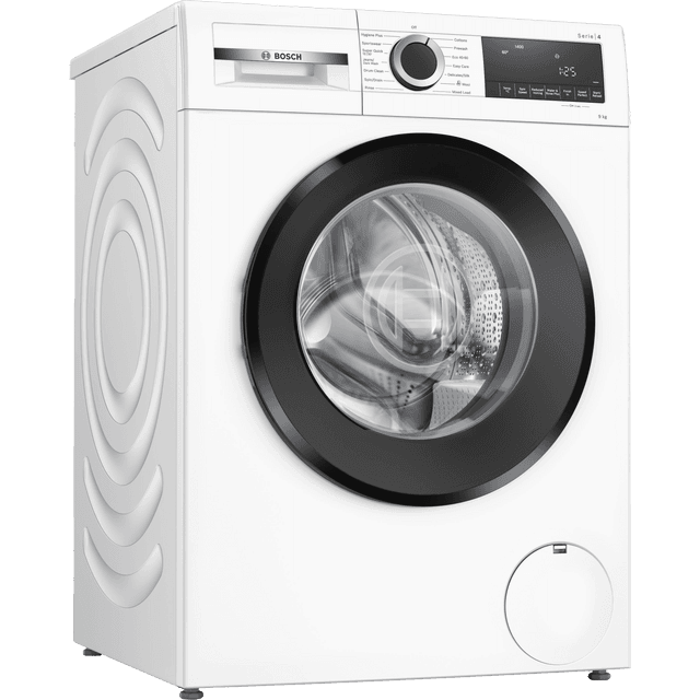 Bosch Series 4 WGG04409GB 9Kg Washing Machine - White - WGG04409GB_WH - 1
