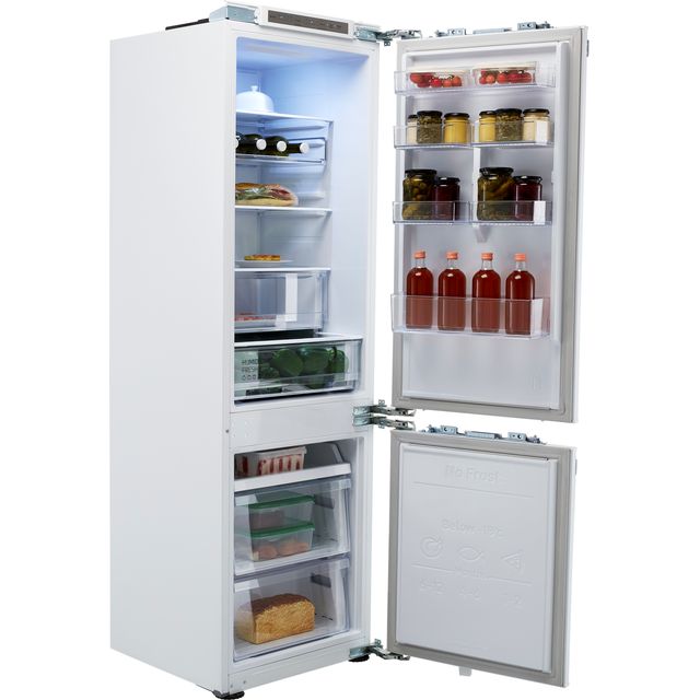 Samsung BRB26615FWW Integrated 70/30 Frost Free Fridge Freezer with Fixed Door Fixing Kit - White - F Rated - BRB26615FWW_WH - 1
