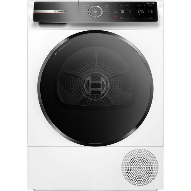 Bosch Series 8 WQB246C9GB 9Kg Heat Pump Tumble Dryer - White - A+++ Rated