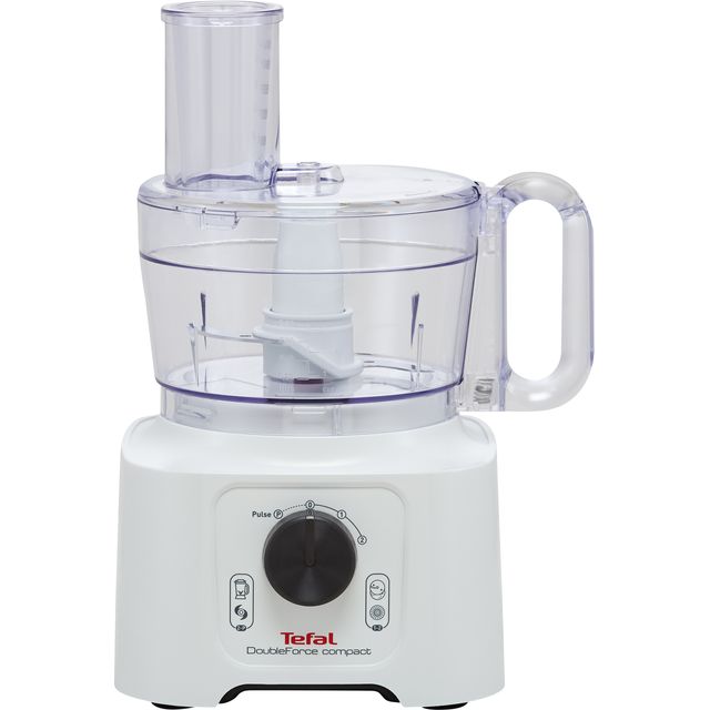 Tefal DoubleForce Compact DO542140 Food Processor With 4 Accessories - White