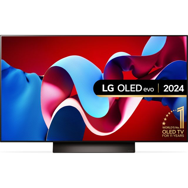 LG OLED48C44LA 48" Smart 4K Ultra HD OLED TV - Black - OLED48C44LA - 1