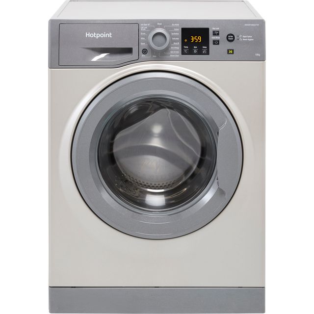 Hotpoint NSWM1045CGGUKN 10Kg Washing Machine - Graphite - NSWM1045CGGUKN_GH - 1