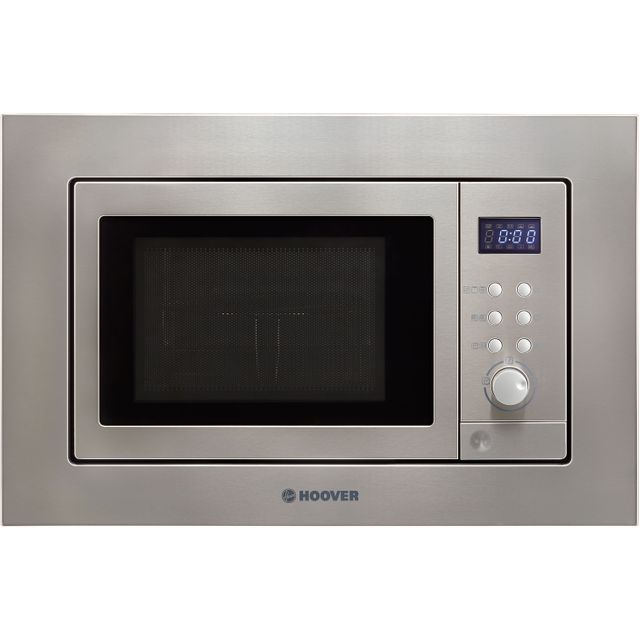 Hoover H-MICROWAVE 100 HM20GX Built In Compact Microwave With Grill - Stainless Steel - HM20GX_SS - 1