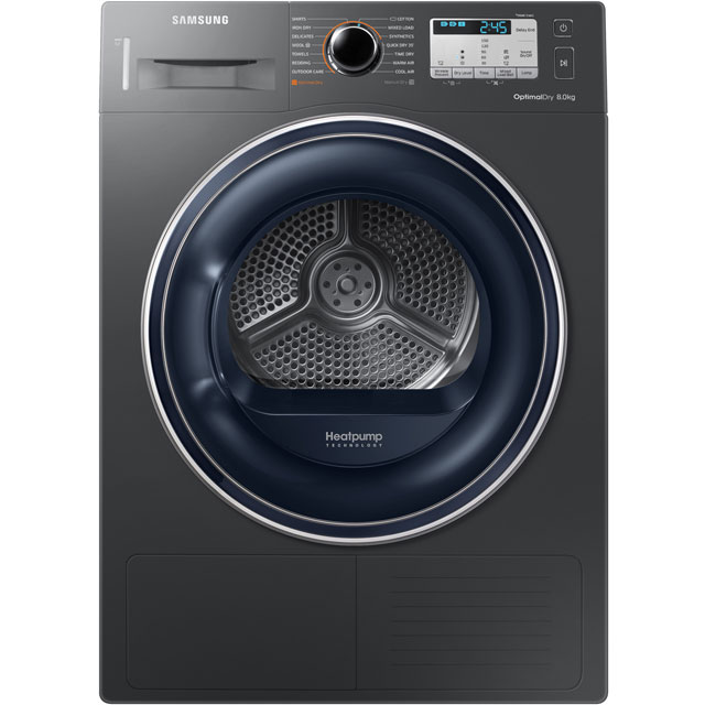 Samsung DV80M50133X Free Standing Condenser Tumble Dryer in Graphite