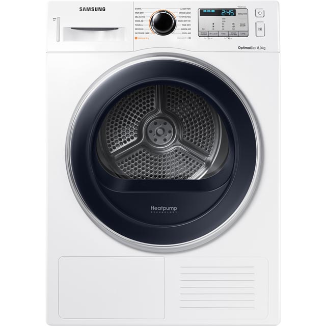 Samsung DV80M5013QW Free Standing Condenser Tumble Dryer in White