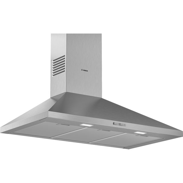 Bosch Series 2 DWP94BC50B 90 cm Chimney Cooker Hood - Stainless Steel