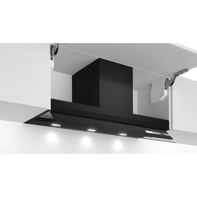 Bosch Series 6 DBB97AM60B 90 cm Integrated Cooker Hood - Black - DBB97AM60B_BK - 1