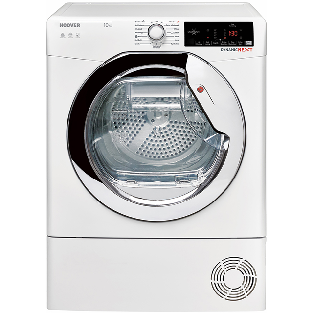 Hoover Dynamic Next Advance DXC10TCE Free Standing Condenser Tumble Dryer in White