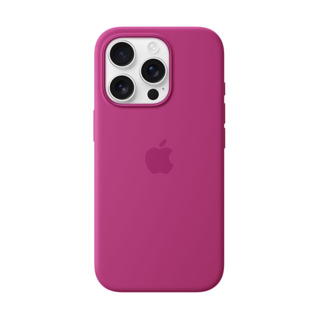 Apple Silicone Case with MagSafe for iPhone 16 Pro - Fuchsia